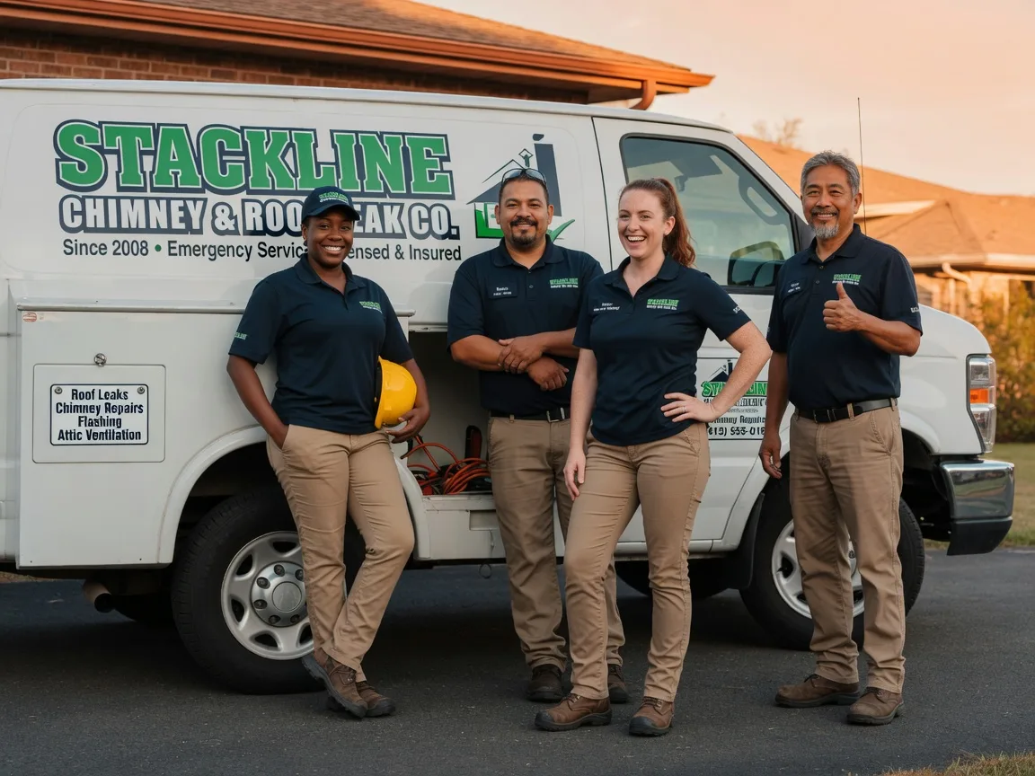 Chimney flashing repair company in Salix, PA